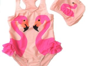 Maillot De Bain Une Piece Enfant Bebe Fille Avec Bonnet De Bain Maillot De Bain Une Piece Enfant Bebe Fille Avec Bonnet De Bain