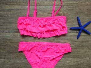 Bikini pour fille couleur fuchsia