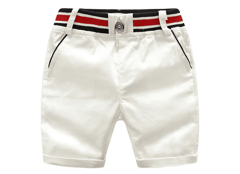 Bermuda blanc pour garçon