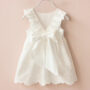 Magnifique robe blanche pour fille de 2 à 8 ans