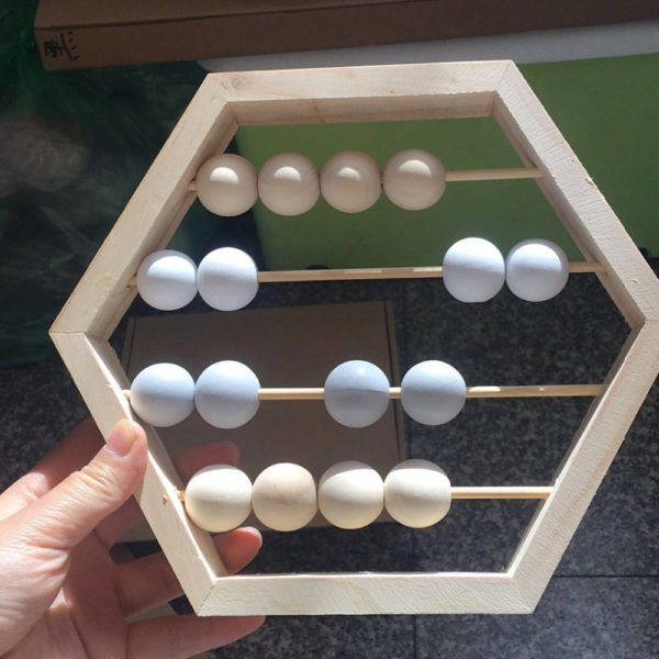 Boulier en bois bébé fait à la main