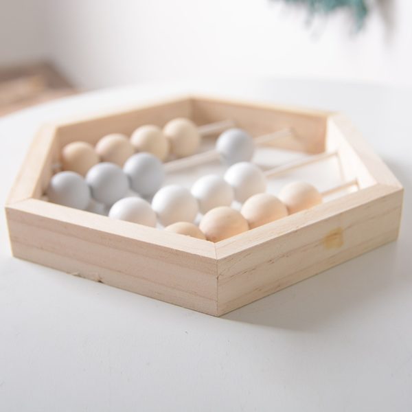 Boulier en bois pour apprendre les mathématiques