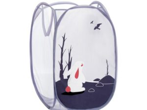 Panier Pop Up rangement jouets enfant modèle Lapin blanc