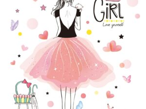 Stickers muraux chambre fille - Glamour et féerique
