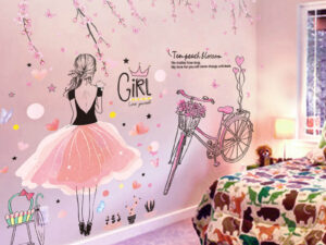 Autocollant mural chambre fille ado