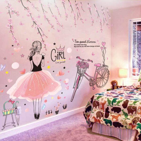 Autocollant mural chambre fille ado