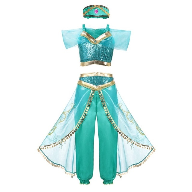 Déguisement princesse Jasmine™ fille : Deguise-toi, achat de Déguisements  enfants