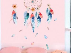 Autocollant déco chambre attrape rêves