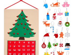 Dimensions calendrier de l'Avent arbre de Noël