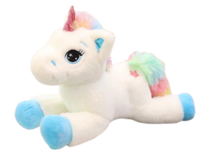 Peluche licorne kawaii, 3 tailles au choix