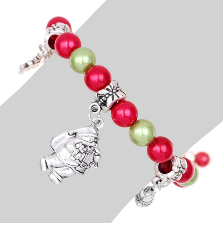 Bracelet père Noël - Cadeau enfant fille