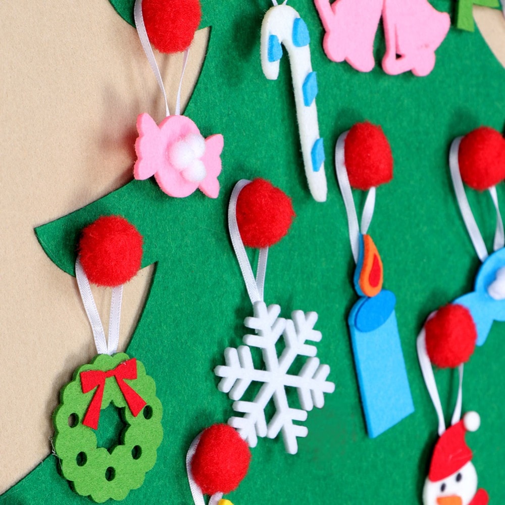 Détail sapin de Noël calendrier de l'Avent