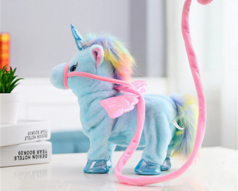 Peluche Intéractive Licorne Avec Laisse