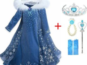 Robe Reine des neiges Elsa pour enfant