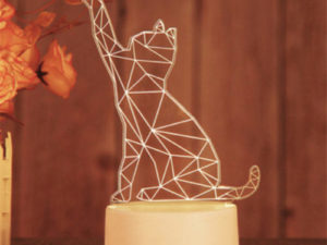 Veilleuse LED design Chat