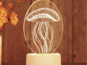 Veilleuse LED design pour chambre enfant - Thème méduse
