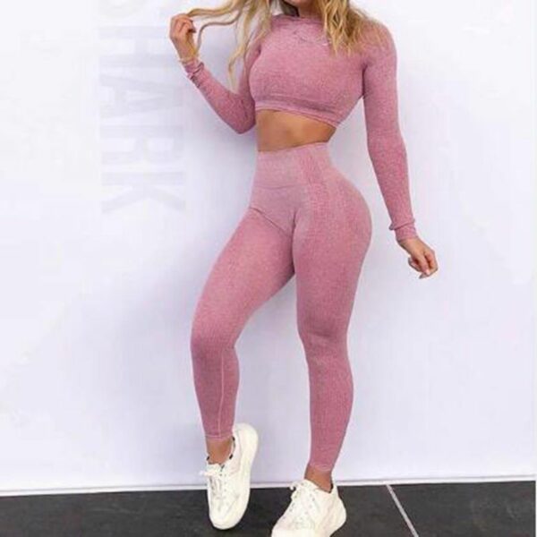 Vêtement yoga femme couleur rose