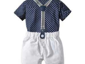 Ensemble bébé garçon vue de dos