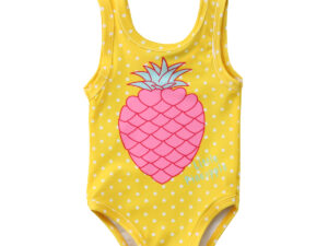 Maillot de bain une pièce fille ananas