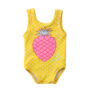 Maillot de bain une pièce fille ananas