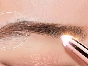Épilateur sourcils précis et indolore pour femme