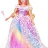 Barbie Dreamtopia poupée Princesse de Rêves avec robe brillante à motifs arc-en-ciel