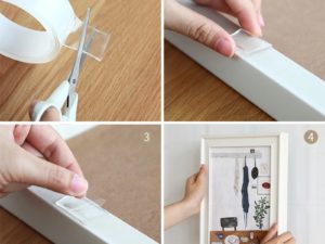 Rouleau de scotch magique double face