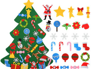 Sapin de Noël en feutrine