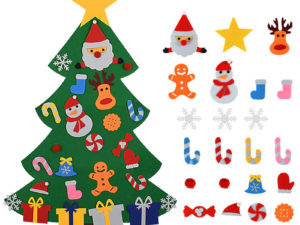Sapin de Noël en feutrine