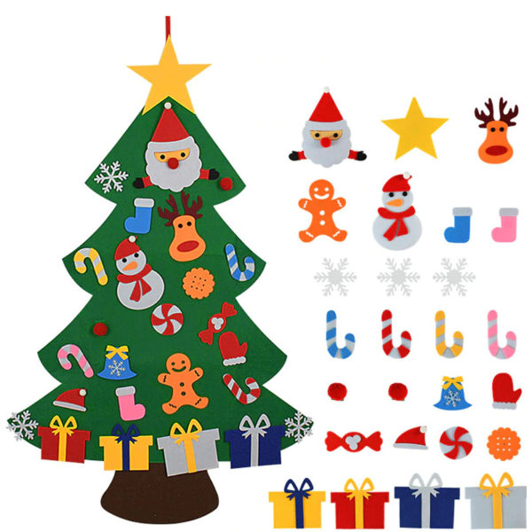 Sapin de Noël en feutrine