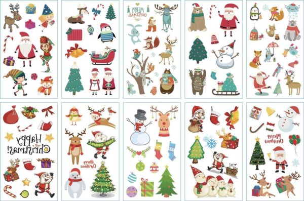 Tatouage éphémère enfant - Thème Noël
