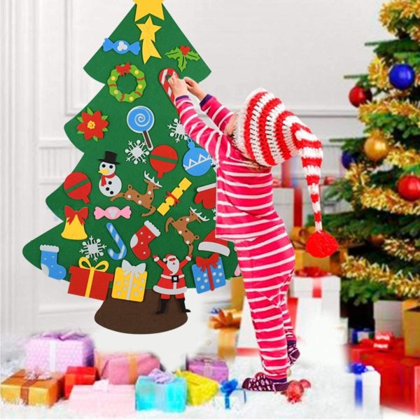 Arbre de Noël en feutrine pour les enfants