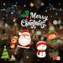 Lots de stickers muraux pour Noël et le Nouvel An