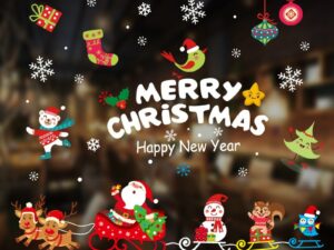 Stickers Muraux père Noël