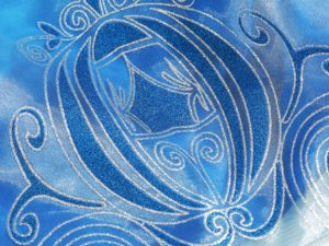 Carrosse sur le déguisement Cendrillon