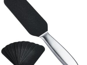 Lime pied inox double face - Outil de pédicure, soin des pieds
