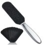 Lime pied inox double face - Outil de pédicure, soin des pieds