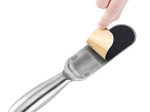 Rapeuse pieds inox double face