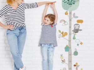 Toise murale autocollante - Déco chambre enfant