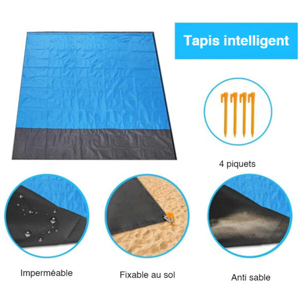 Tapis de plage grande taille