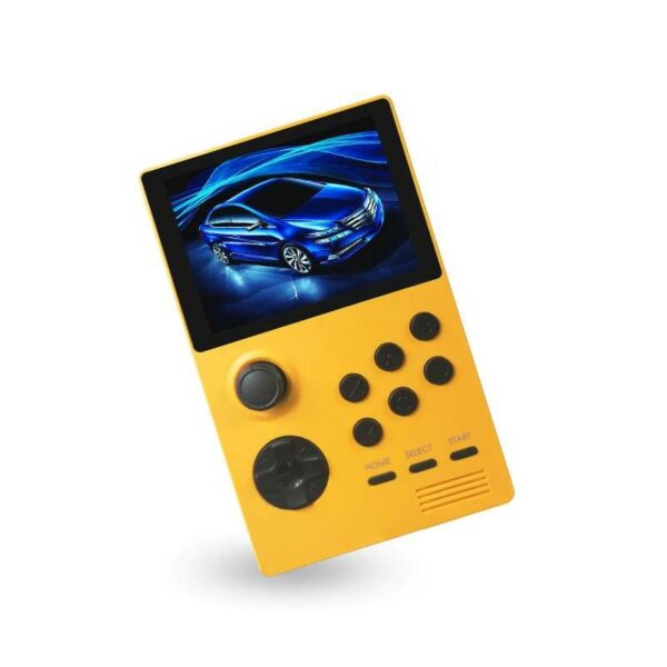 Console de jeu portable jaune