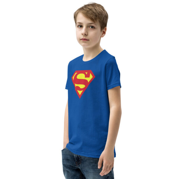 T-shirt Superman bleu clair pour garçon et fille