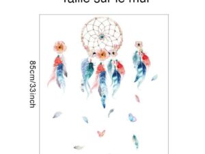 Taille du sticker mural sur le mur de la chambre