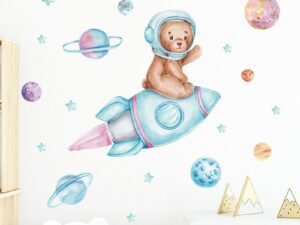 Autocollant mural pour décorer la chambre de bébé