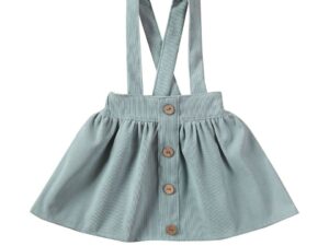 Jupe à bretelles couleur bleu clair pour filles - Jupe Candy