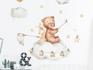 Autocollant mural pour décorer la chambre de bébé