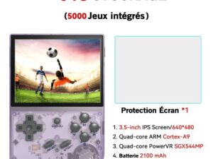 Console de jeux rétro, 5000 jeux intégrés