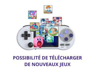 Téléchargement de nouveaux jeux rétro sur console portable
