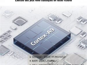 Son puissant processeur Cortex-A9 ARM quad-core et son GPU quadricœur PowerVR SGX544MP