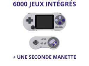 Console de jeux rétro, plus de 6000 jeux intégrés avec manette